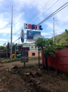 The sign from the road