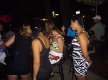 The waitresses all lined up!