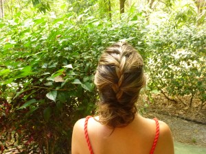Highlights always look better in a french braid