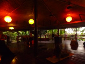 Setting up the studio