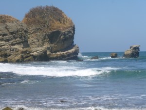 There is getting by these rocks!